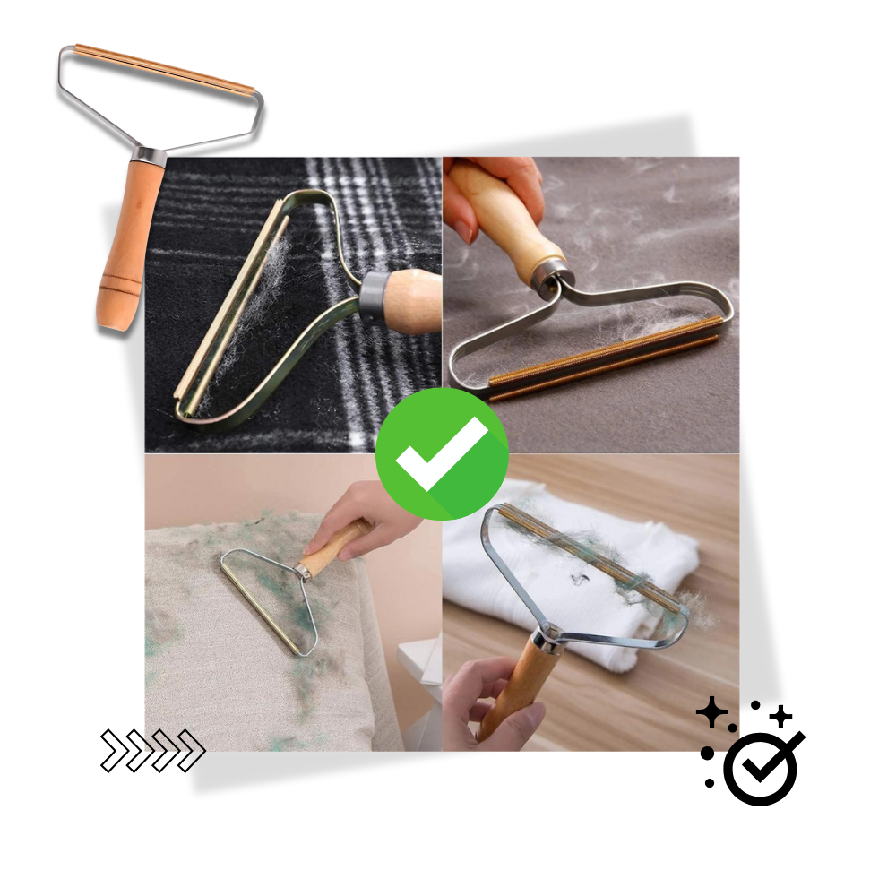 Escova anti-pelos Sayfut para roupas, removendo pelos de animais de diversas superfícies com facilidade.