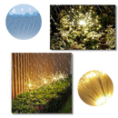 Luzes de jardim Furongman com 90 LEDs em forma de fogos de artifício elétricos, iluminação decorativa colorida para exteriores.