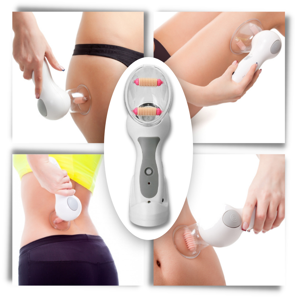 Dispositivo portátil de aspiração de celulite Fuzecheng para massagem e relaxamento, com design compacto e eficiente.