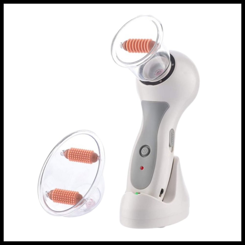 Aparelho portátil de aspiração de celulite Fuzecheng para massagem e relaxamento, com design compacto e fácil de usar.