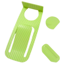 Cale-porte Fysho de quincaillerie para portas, cor verde, resistente e útil para evitar batidas e danos.