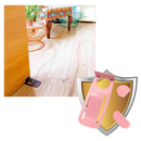 Cale-porte verde da marca Fysho, peça de quincaillerie para portas, resistente e funcional para evitar batidas.
