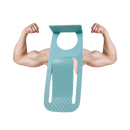 Cale-porte Fysho de quincaillerie para portas, colorido verde, resistente e ideal para manter portas abertas ou fechadas.