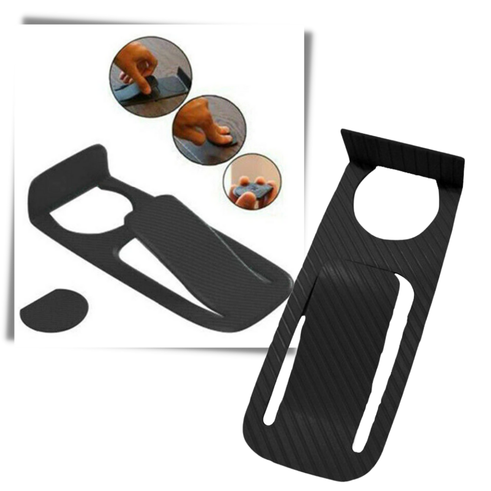 Cale-porte verde Fysho de quincaillerie para portas, resistente e funcional, ideal para manter portas abertas ou fechadas.