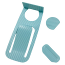 Cale-porte Fysho de quincaillerie para portas, com acabamento verde, usado para manter portas abertas ou fechadas com segurança