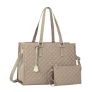 Sac fourre-tout isotherme Fzflzdh, branco com alças pretas, bolso térmico para produtos e alimentos, estilo elegante e prático.