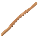 Masseur muscular de madeira natural Gazechimp para massagem e relaxamento, com acabamento carbonizado e design ergonômico.