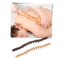 Masseur muscular de madeira natural Gazechimp para massagem e relaxamento, com superfície carbonizada.