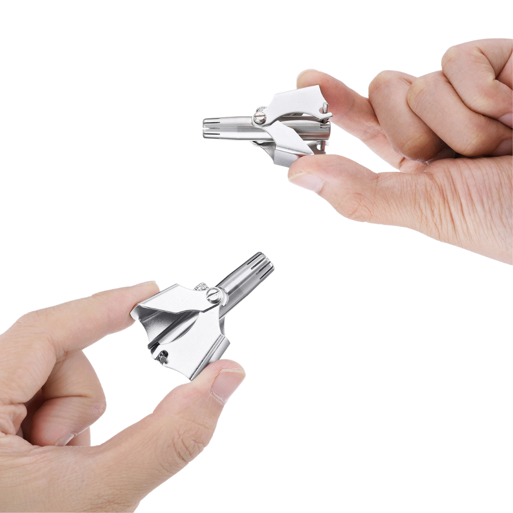 Tondeuse manual portátil Gazechimp para pelos do nariz, ferramenta de cuidados pessoais para remoção de pelos faciais.