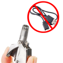 Tondeuse manual portátil Gazechimp para pelos do nariz, ferramenta de cuidados pessoais para remoção de pelos faciais.