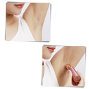 Rasoir elétrico Gdbsdk para pelos faciais, aparelho de cuidados com design rosa e lâmina para raspar suavemente os pelos do rosto