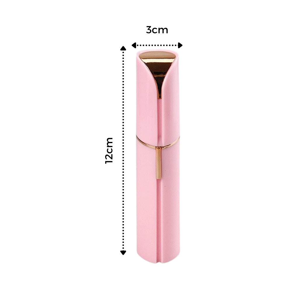 Rasoir elétrico Gdbsdk para pelos faciais, dispositivo de rasagem e cuidados com design rosa.