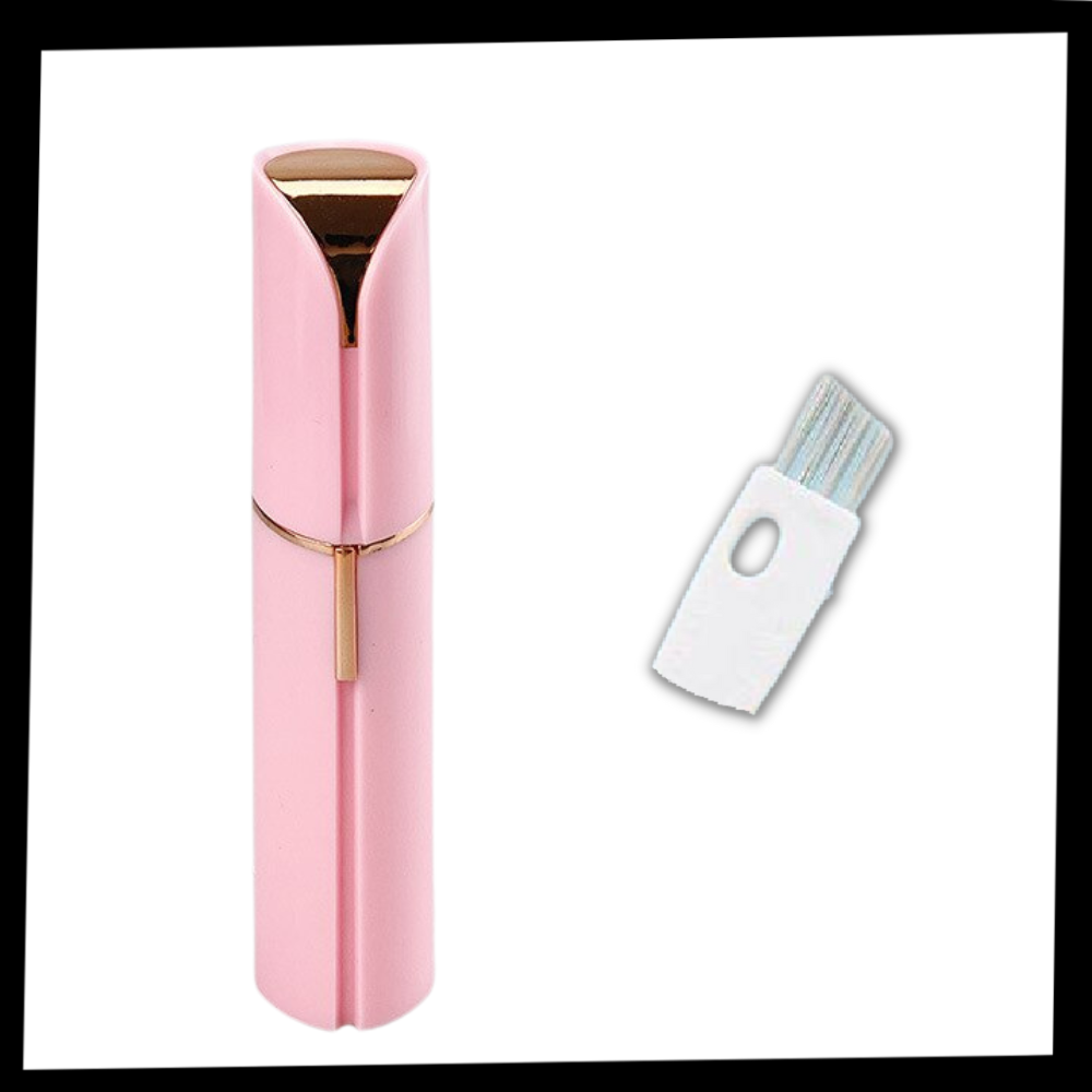 Rasoir elétrico da Gdbsdk para pelos faciais, aparelho de cuidado com design rosa e lâmina para um barbear suave.