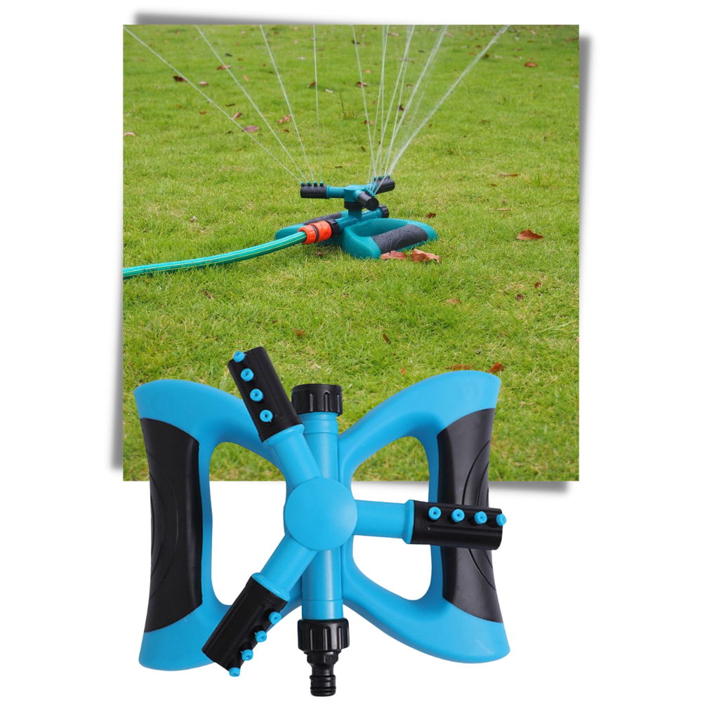 Bico de irrigação ajustável Gear Mechanical com rotação de 360 graus para irrigação eficiente ao ar livre.