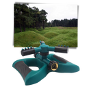 Cabeça de irrigação ajustável de 360° da Gear Mechanical para sistemas de irrigação e jardinagem, visível na imagem.