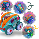 Carrinho de brinquedo Speedlite movido a engrenagens, brinquedo de atividade da marca Exssary, ideal para diversão infantil.