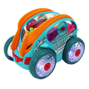 Carrinho de brinquedo Speedlite movido a engrenagem da marca Exssary, brinquedo de atividade com detalhes coloridos e rodas.