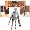 Conjunto de jogos de brocas bisectionais para furadeiras e parafusadeiras da marca Genérica, com várias pontas para diferentes usos.