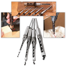 Conjunto de jogos de brocas bisectionais para furadeiras e parafusadeiras da marca Genérica, com várias pontas para diferentes usos.