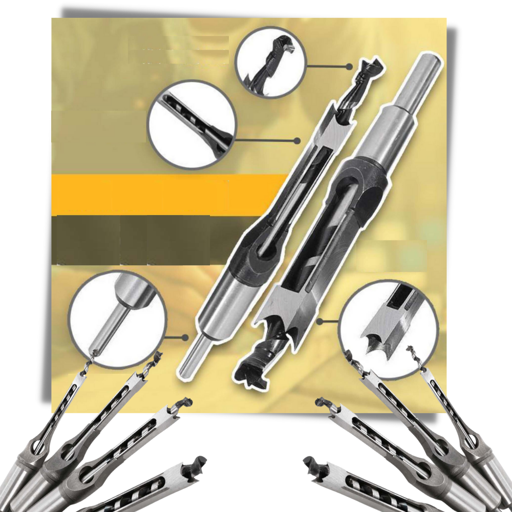 Conjunto de jogos de brocas de bico para furadeiras e parafusadeiras da marca Genérica, com várias tamanhos de brocas.