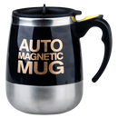 Tasse magnética a remuage automático de artes de mesa, design branco com mecanismo de mistura automática.