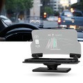 Sistema HUD eletrônico para carro da marca Genérico exibindo projeção de velocidade no painel do veículo