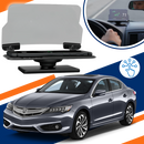 Sistema HUD eletrônico para carro da marca genérica, exibe informações no para-brisa do veículo.