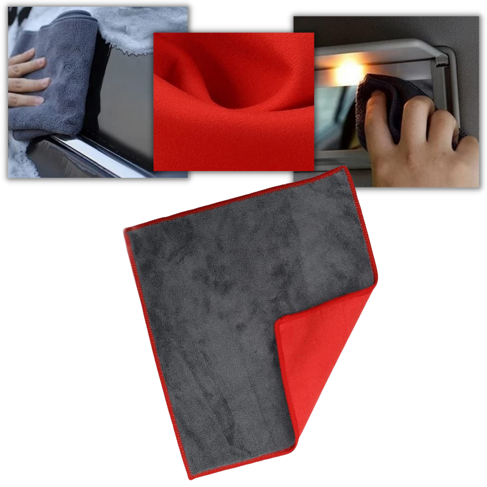 Toalha de limpeza absorvente para carros, marca genérica, 30x20cm, ideal para manutenção e decoração de veículos.