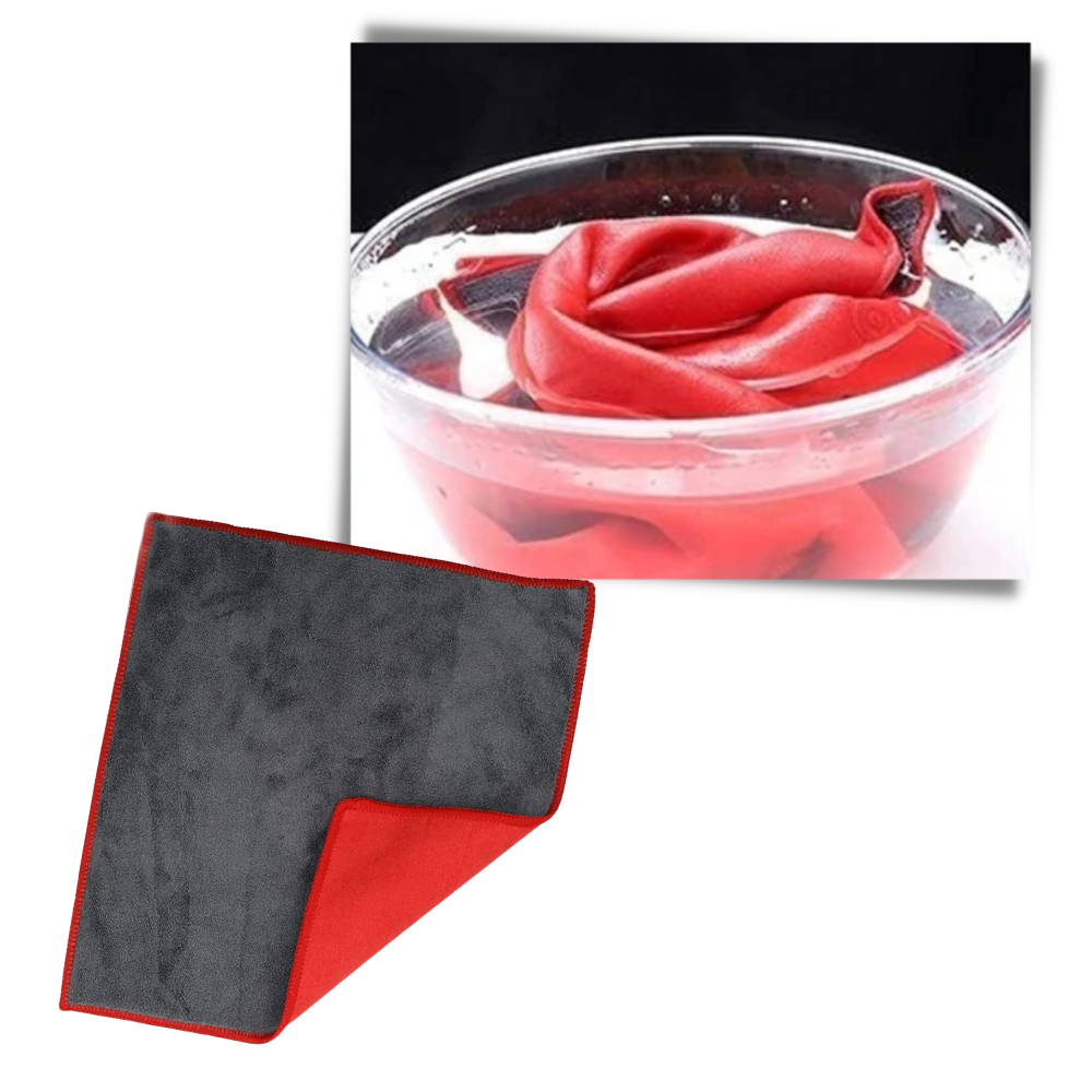 Serviette de nettoyage absorbante gris para carros, 30x20cm, ideal para manutenção e decoração de veículos.