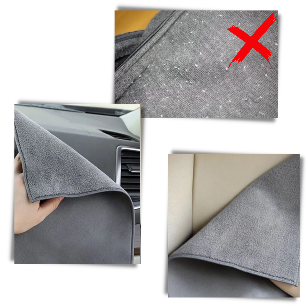 Serviette de nettoyage absorbante para carros com tamanho 30x20cm, ideal para manutenção e decoração de veículos.
