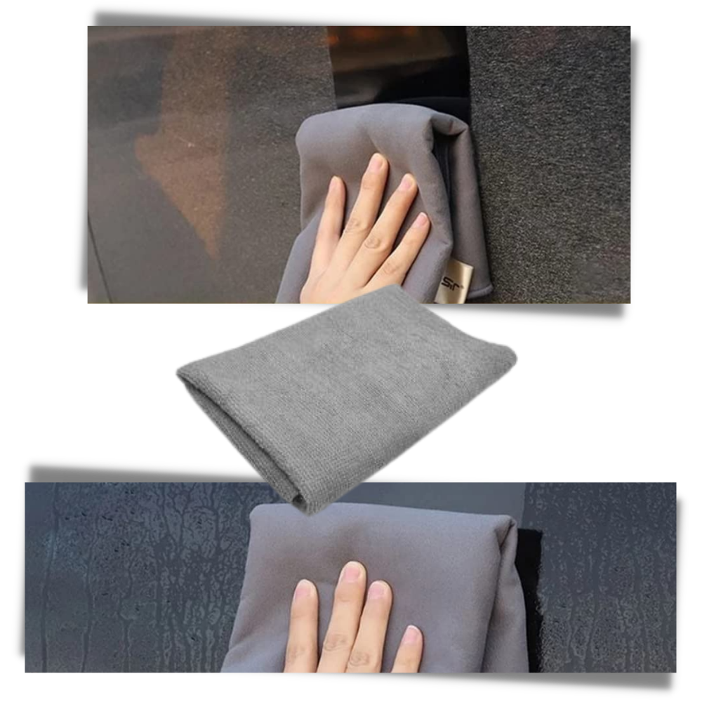 Serviette de nettoyage absorbante para carros com 30x20cm, ideal para manutenção e decoração de veículos.
