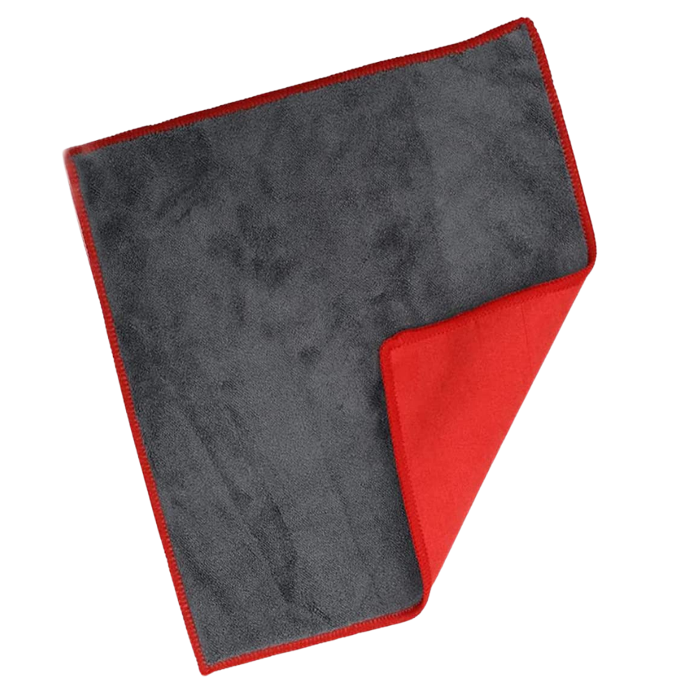 Serviette de nettoyage absorbante gris para carros, 30x20cm, ideal para manutenção e limpeza de veículos.