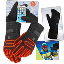 Gants elétricos de inverno da marca Generic, aquecimento para mãos, detalhes das mangas e material acolhedor.
