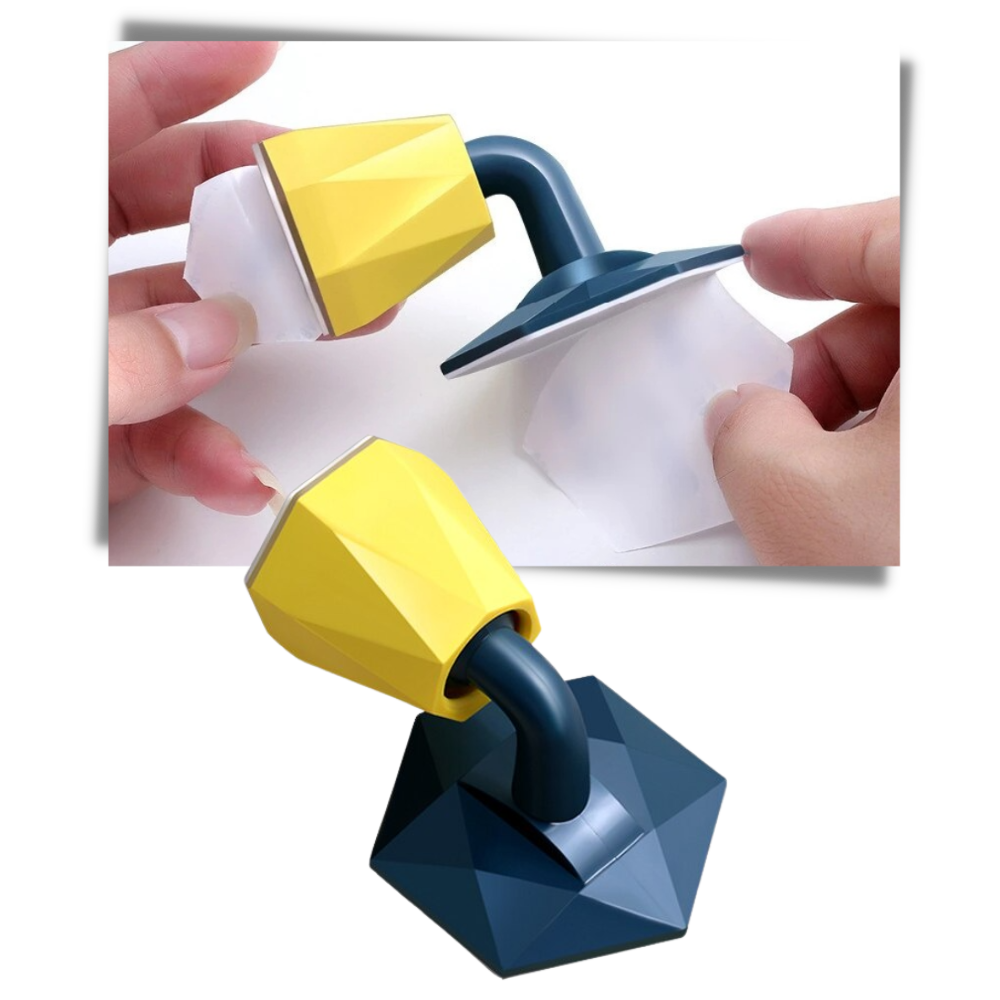 Butoir e suporte de porta em silicone branco para quincaillerie de portas, resistente e fácil de instalar.