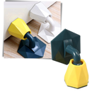 Butoir e suporte de porta em silicone branco para quincaillerie de portas, resistente e fácil de instalar.