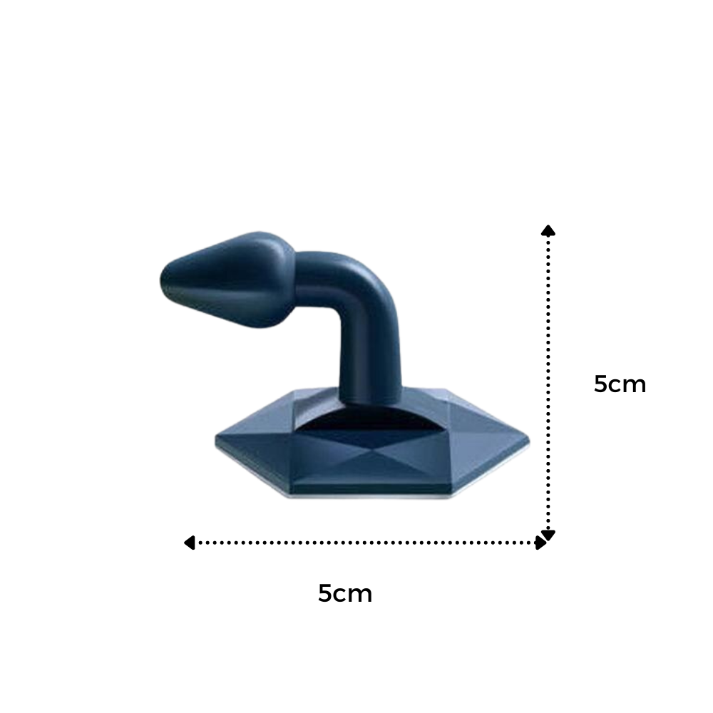 Butoir e suporte de porta em silicone branco para quincaillerie de portas, resistente e fácil de instalar.