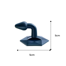 Butoir e suporte de porta em silicone branco para quincaillerie de portas, resistente e fácil de instalar.