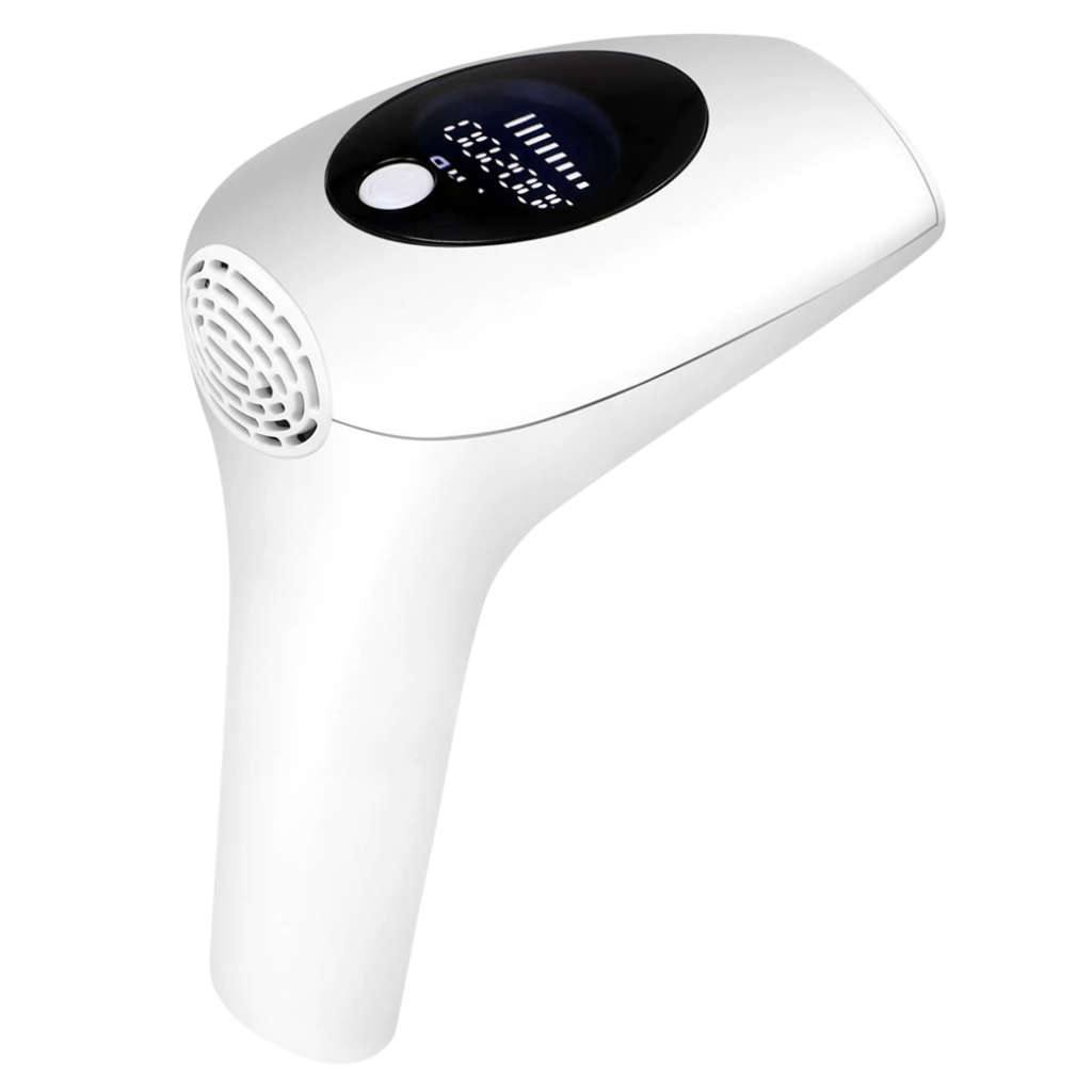 Dispositivo de depilação a laser IPL da marca Genérico, usado para remoção de pelos e cuidados com a pele.