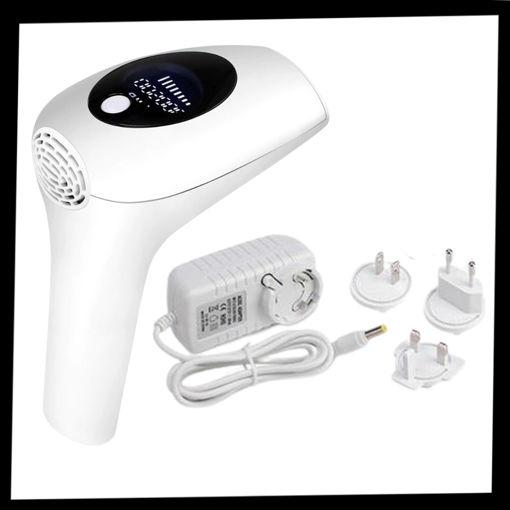 Dispositivo de depilação a laser IPL da marca Genérico para cuidados e remoção de pelos, mostrado em imagem.