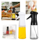 Borrifador de óleo a pressão branco, utensílio de cozinha para spray de óleo culinário, marca genérica.
