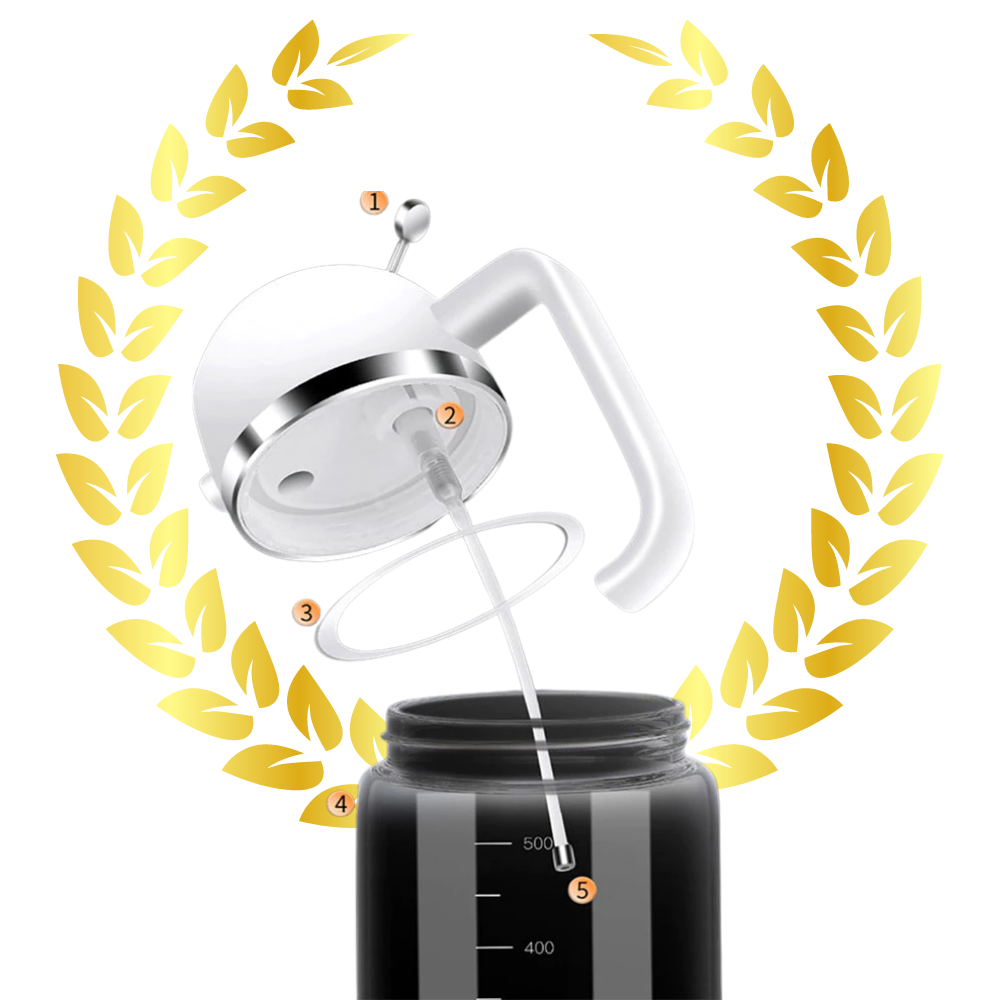 Borrifador de óleo em vidro branco com tampa, utensílio de cozinha para vaporizar e despejar óleo com facilidade.