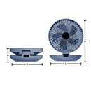 Ventilador portátil Kkmol com difusão suave, ideal para resfriamento e aquecimento, compacto e eficiente.