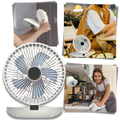 Ventilador portátil Kkmol de difusão suave, ideal para resfriar e ventilar ambientes com fluxo de ar delicado.