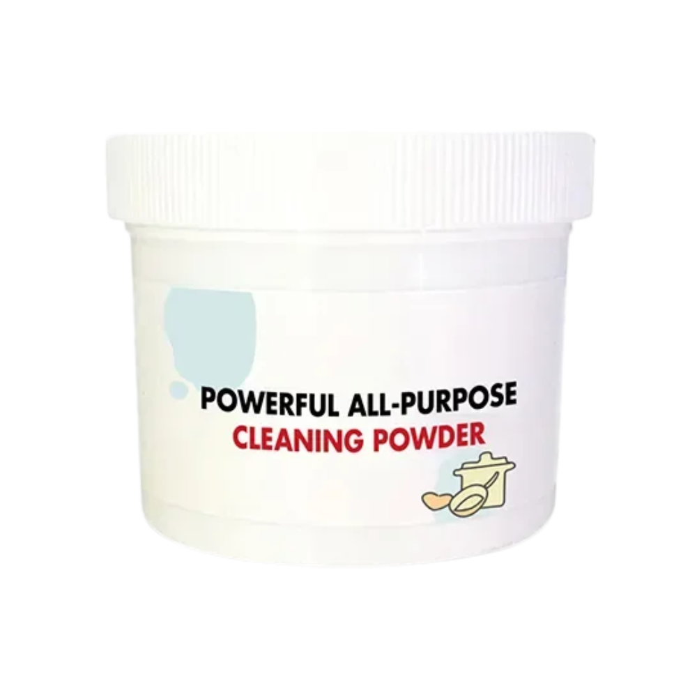 Pó de limpeza suave para uso geral, marca Jsgek Cleaning, embalagem de 250g para limpeza doméstica eficiente