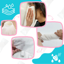 Toalhas de algodão comprimidas Lollanda para limpeza doméstica, suaves e altamente absorventes, ideais para uso delicado.