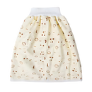 Fralda de pano lavável anti-fugas Gentle&Soft da Qmyliery, cor bege, para troca de bebê, resistente e confortável