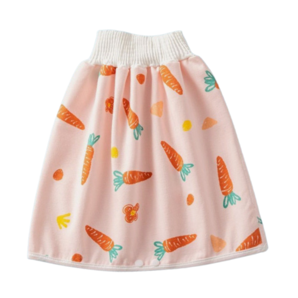 Fralda lavável para bebê Gentle&Soft da Qmyliery, resistente a vazamentos, com cor laranja e design macio e confortável