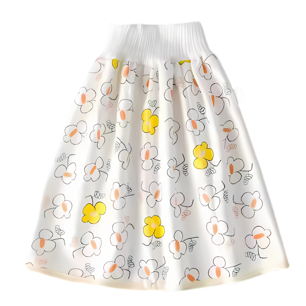 Fralda de bebê lavável anti-fugas Gentle&Soft da Qmyliery, feita de algodão, com design seguro e confortável para troca de bebê.
