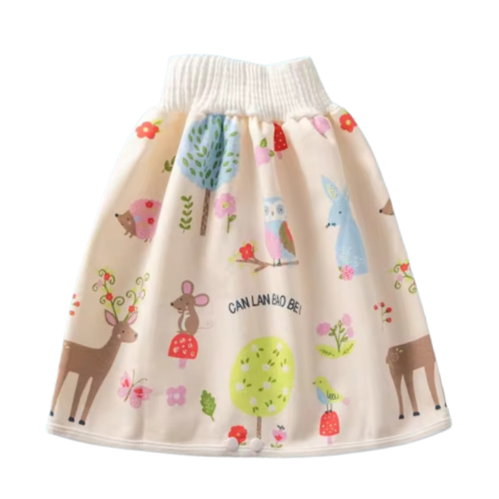 Fralda de pano lavável Gentle&Soft para troca de bebê, com estampa de veados, proteção contra vazamentos, marca Qmyliery