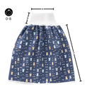 Fralda de pano lavável Gentle&Soft da Qmyliery, anti-fugas para troca de bebê, com design macio e resistente a vazamentos.